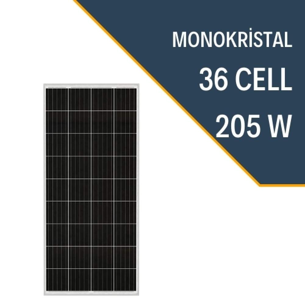 Lexron 205Watt Monokristal Güneş Paneli