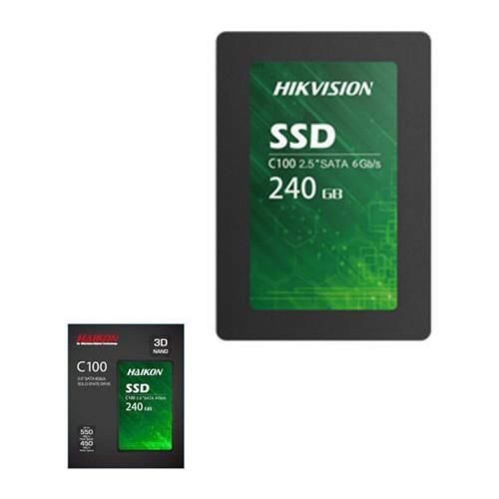 HIKVISION 240GB Ssd Disk Sata 3 Hs-Ssd-C100/240G 550Mb/450Mb Harddisk